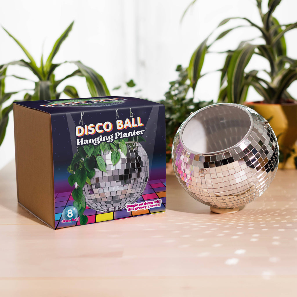 Disco Ball Hanging Planter 8-inch | Home & Lifestyle Gift