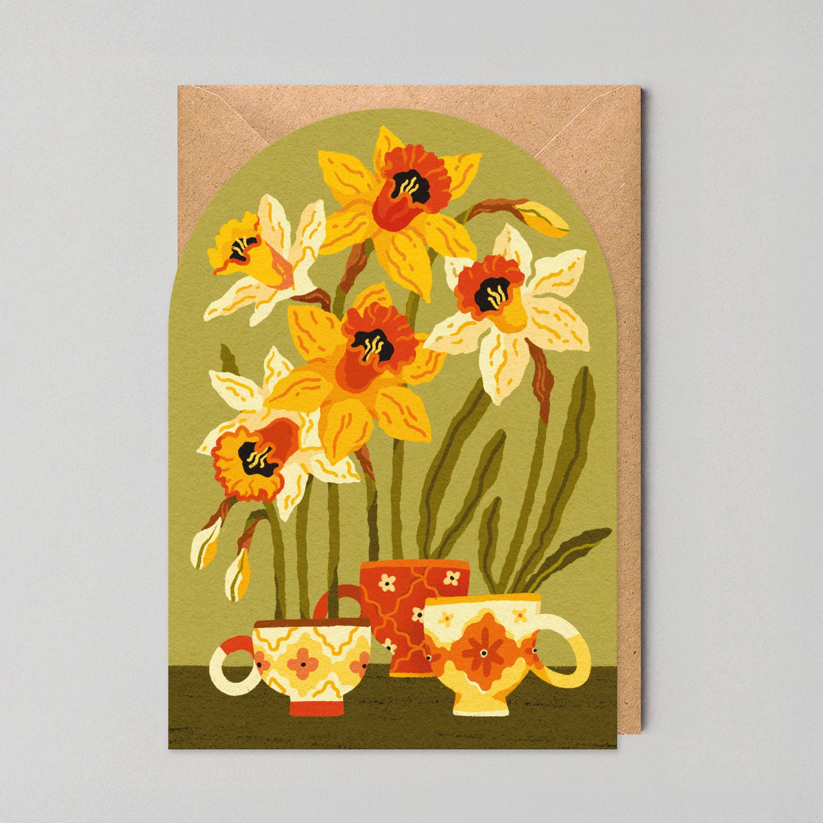 Daffodils by Edyta Demurat - Art Card