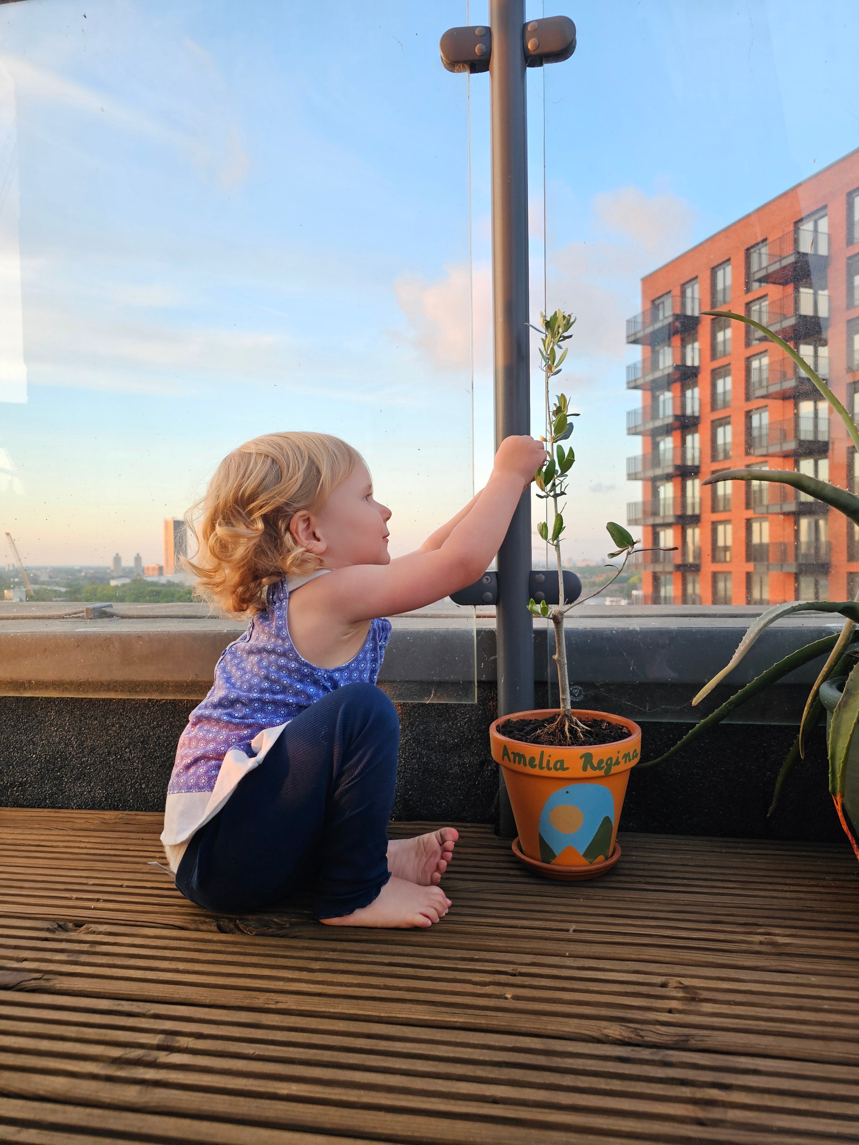 Personalised Painted Pot