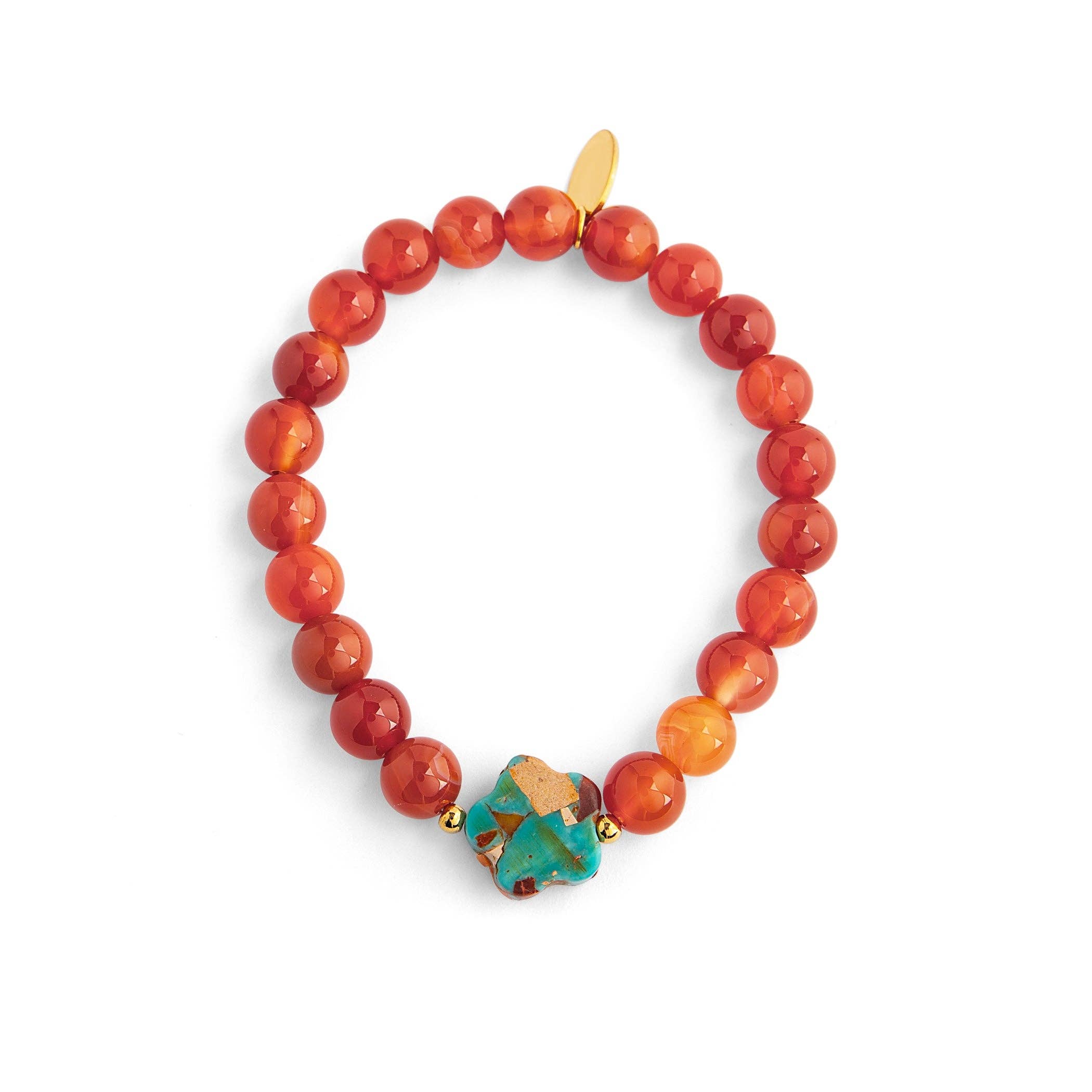 Orange & Turquoise Zora Bracelet