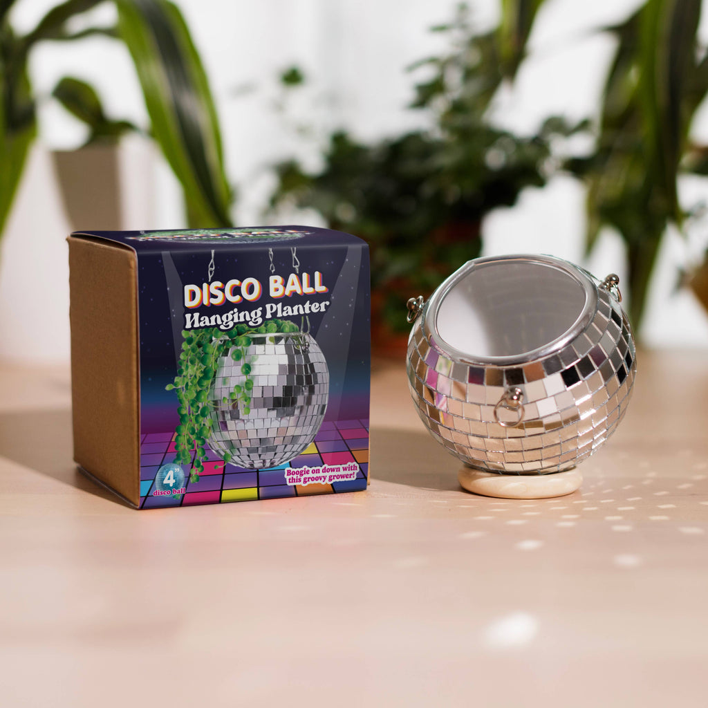 Disco Ball Hanging Planter 4-inch | Home & Lifestyle Gift
