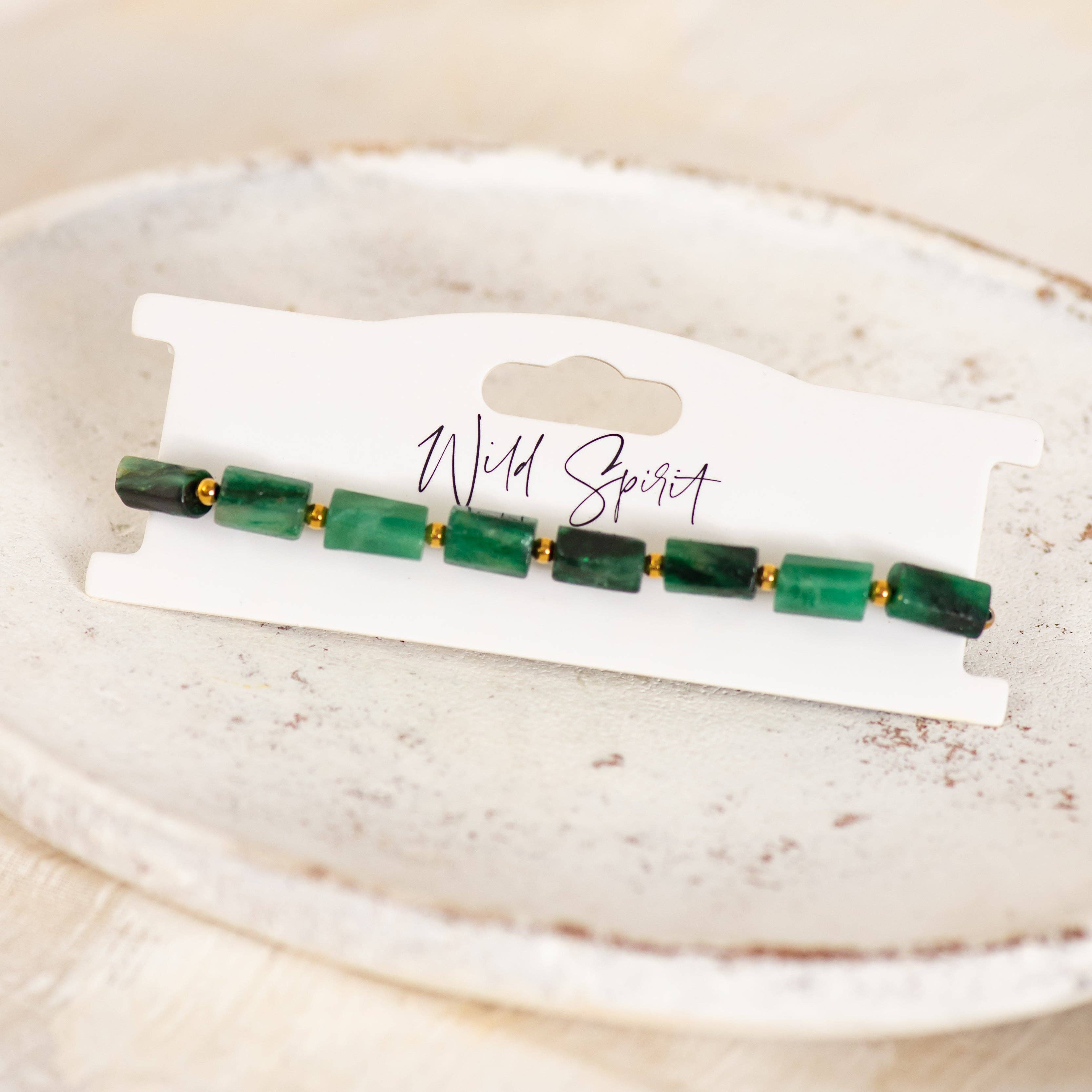 The African Emerald Rock Bracelet