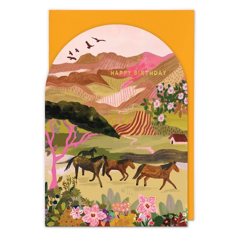 Wild Horses Greeting Card
