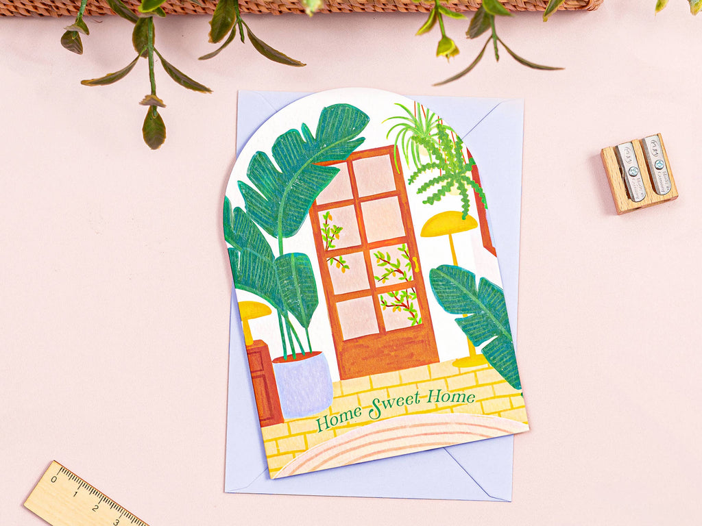 New Home Card | Plants Moving House Greeting Card