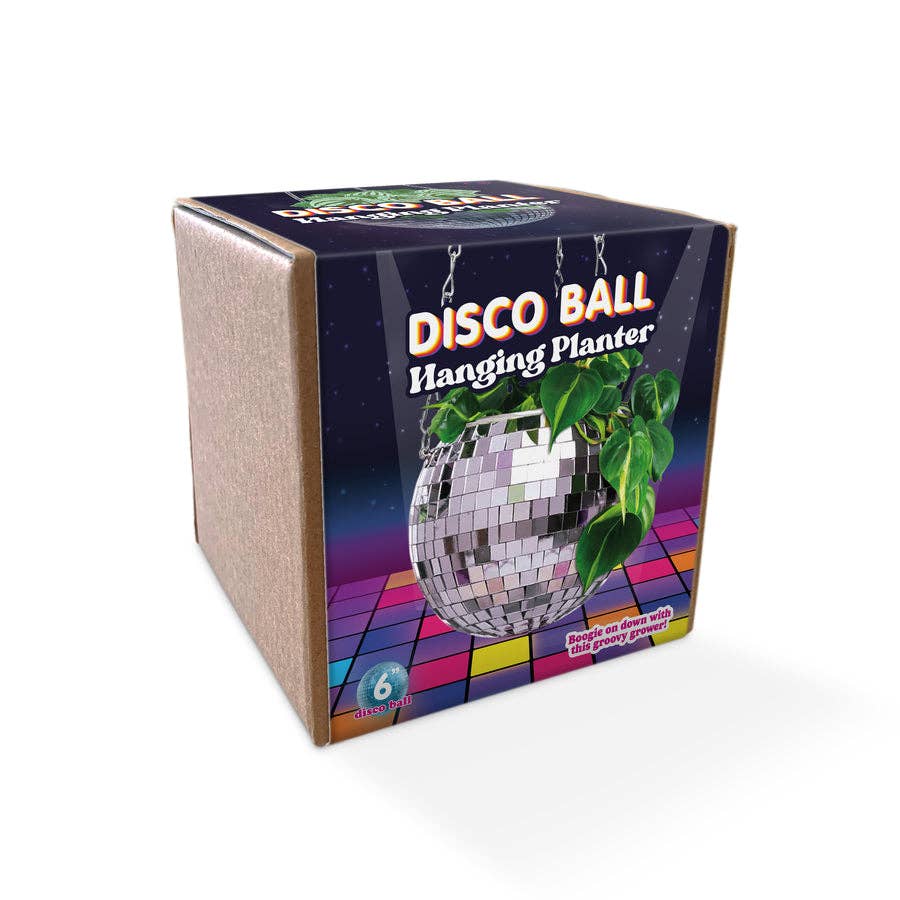 Disco Ball Hanging Planter 4-inch | Home & Lifestyle Gift