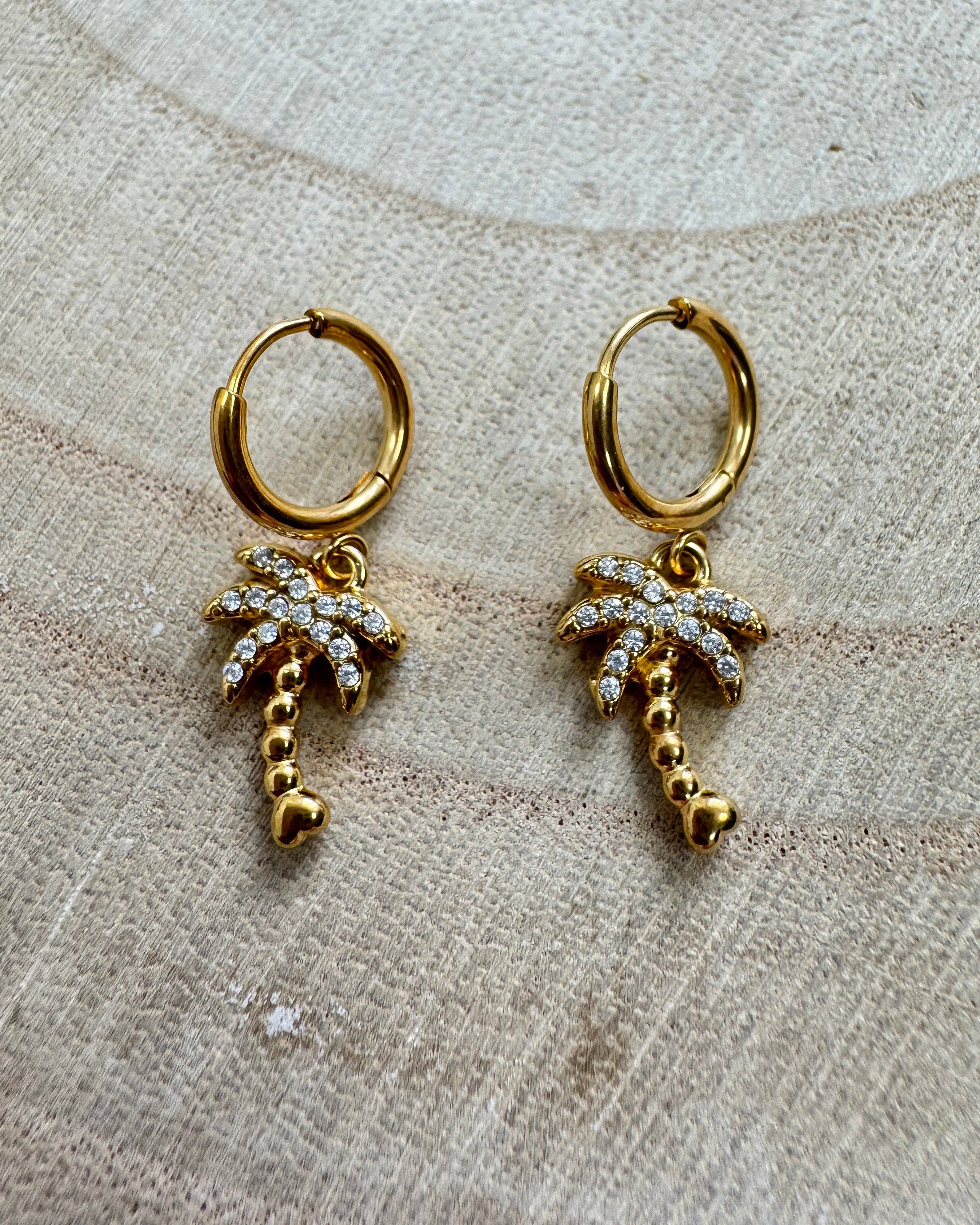 Palm Tree Earrings