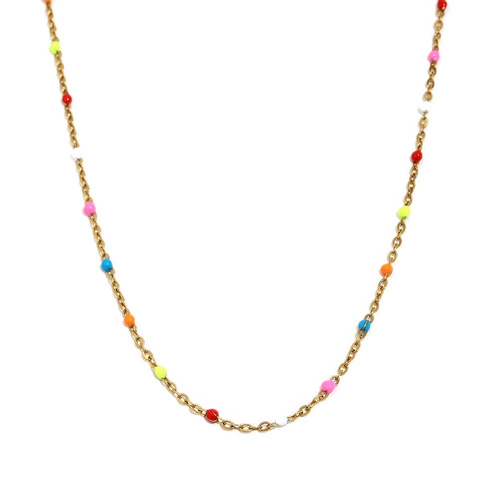 Tiki Gold Plated Waterproof Necklace