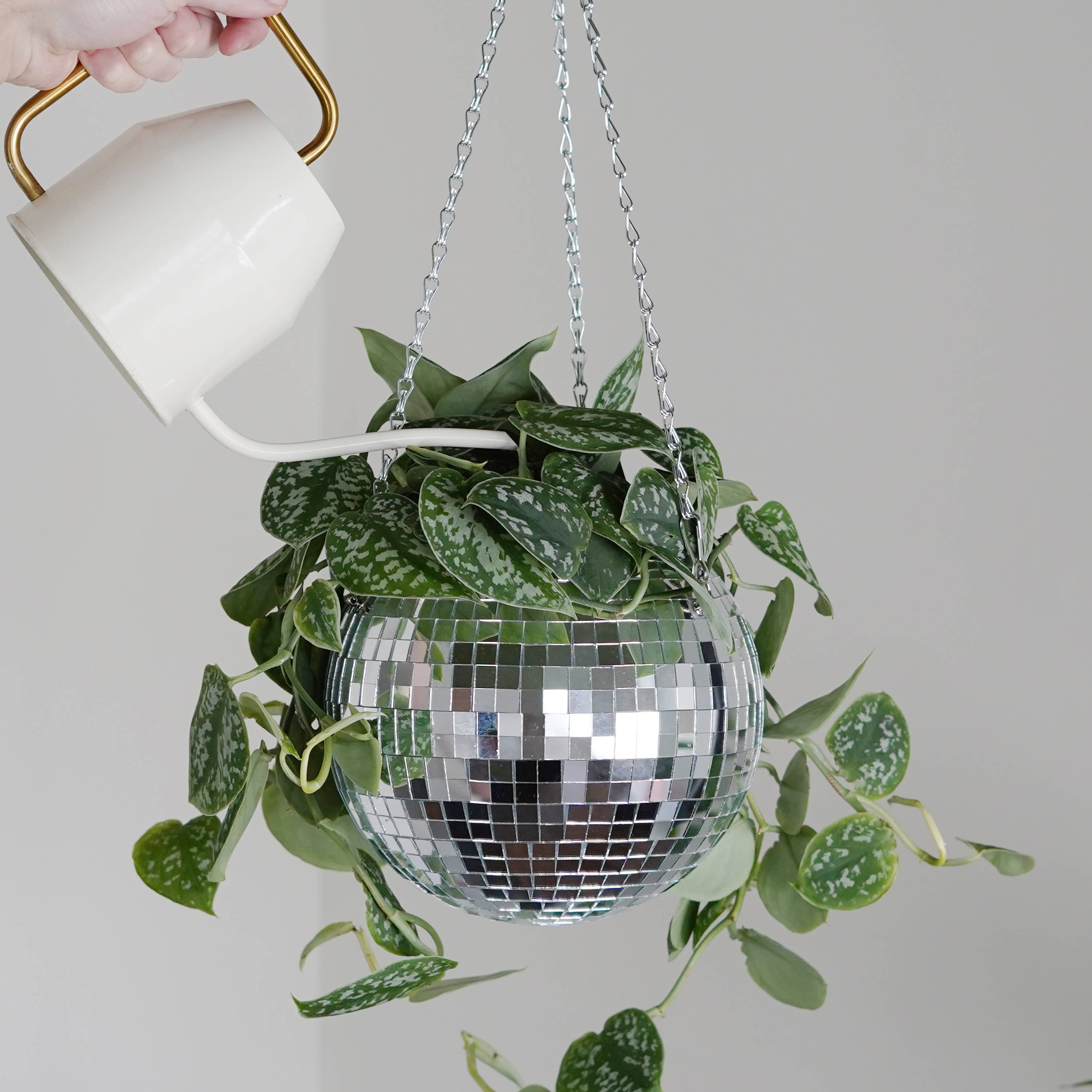 Disco Ball Hanging Planter 8-inch | Home & Lifestyle Gift