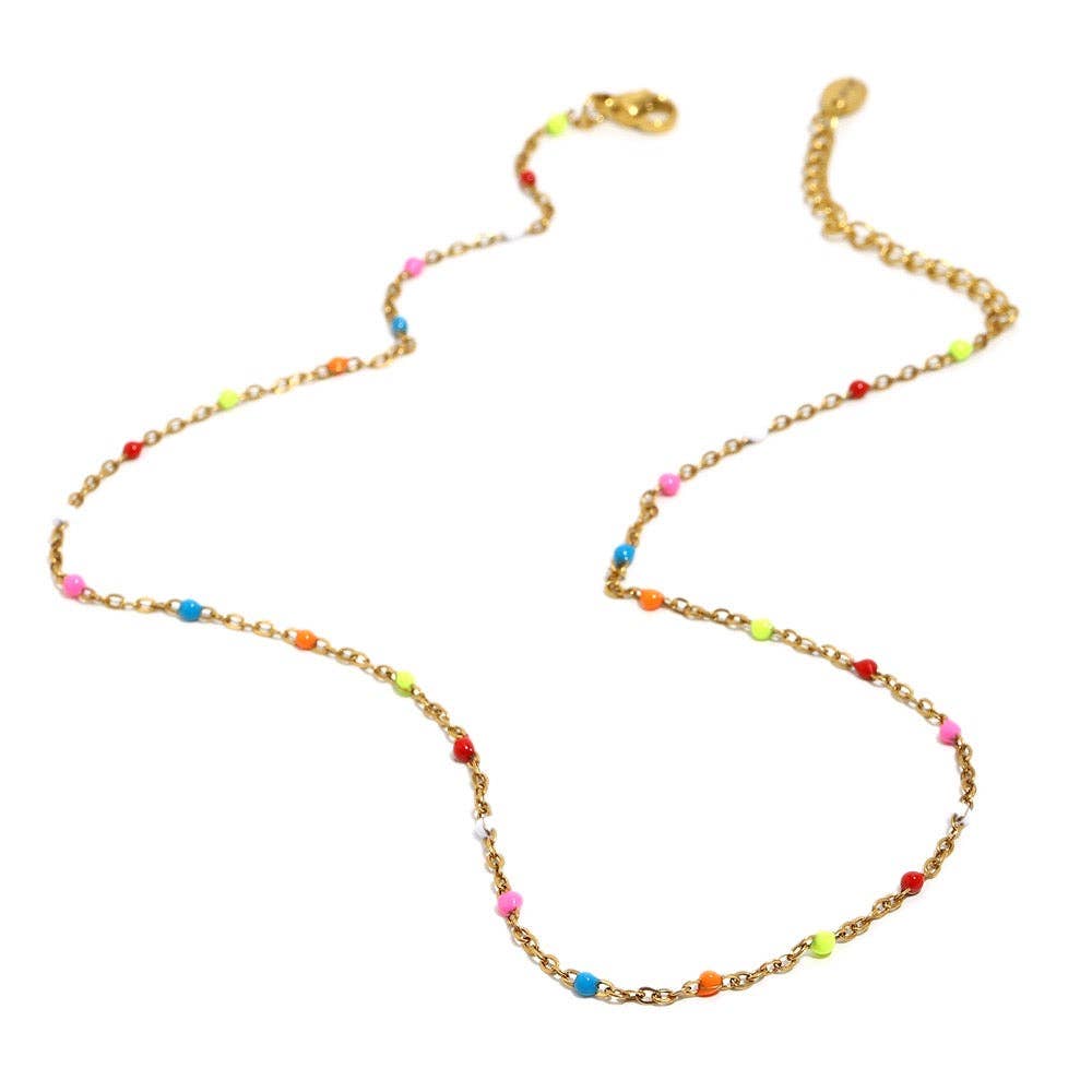 Tiki Gold Plated Waterproof Necklace