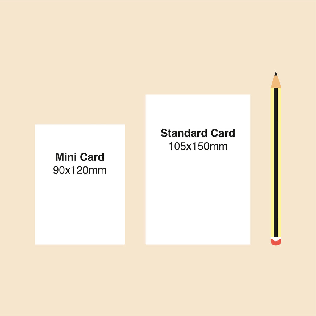 Three Hours Later - Gold Foil - Mini Card by Richard Scarry