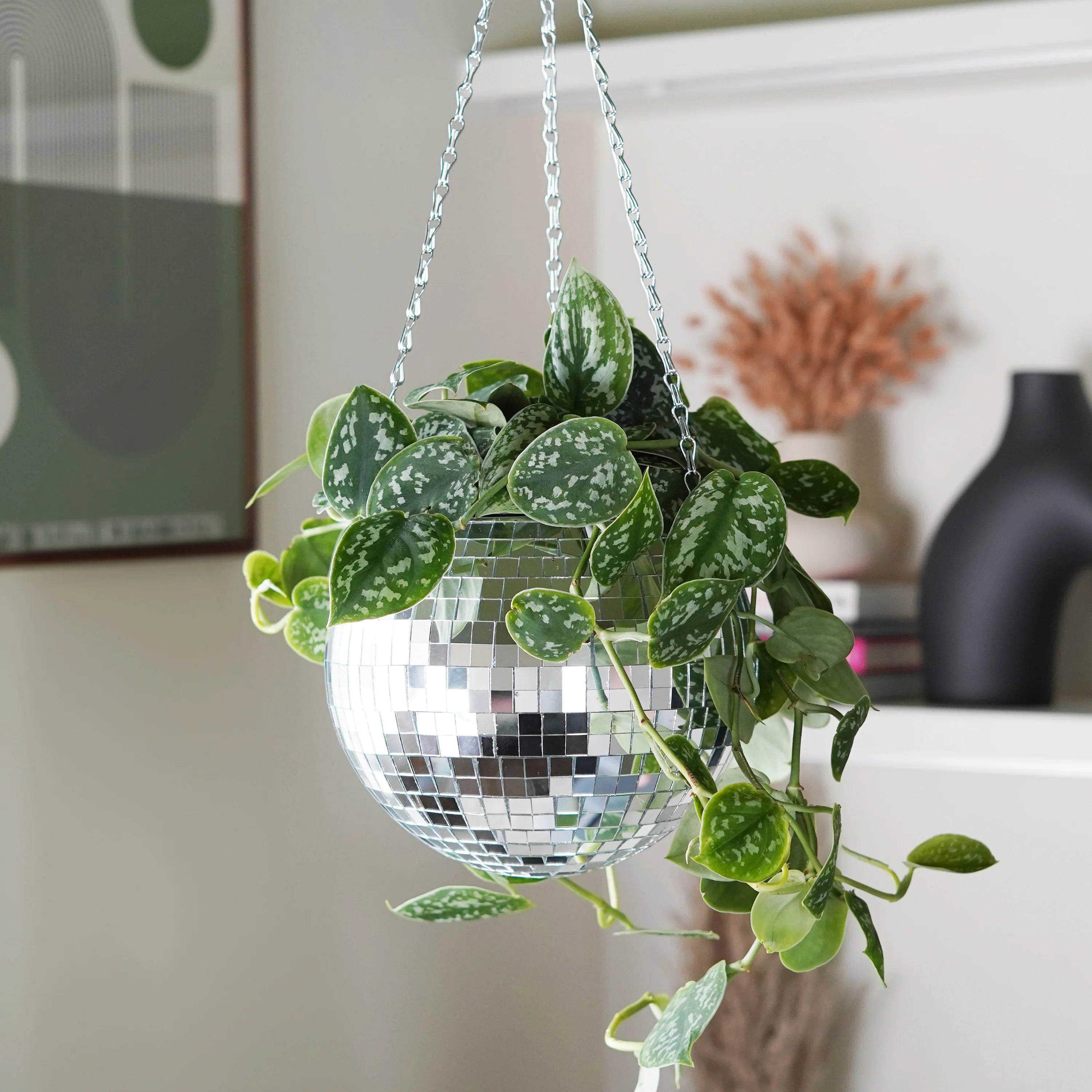 Disco Ball Hanging Planter (4-inch)