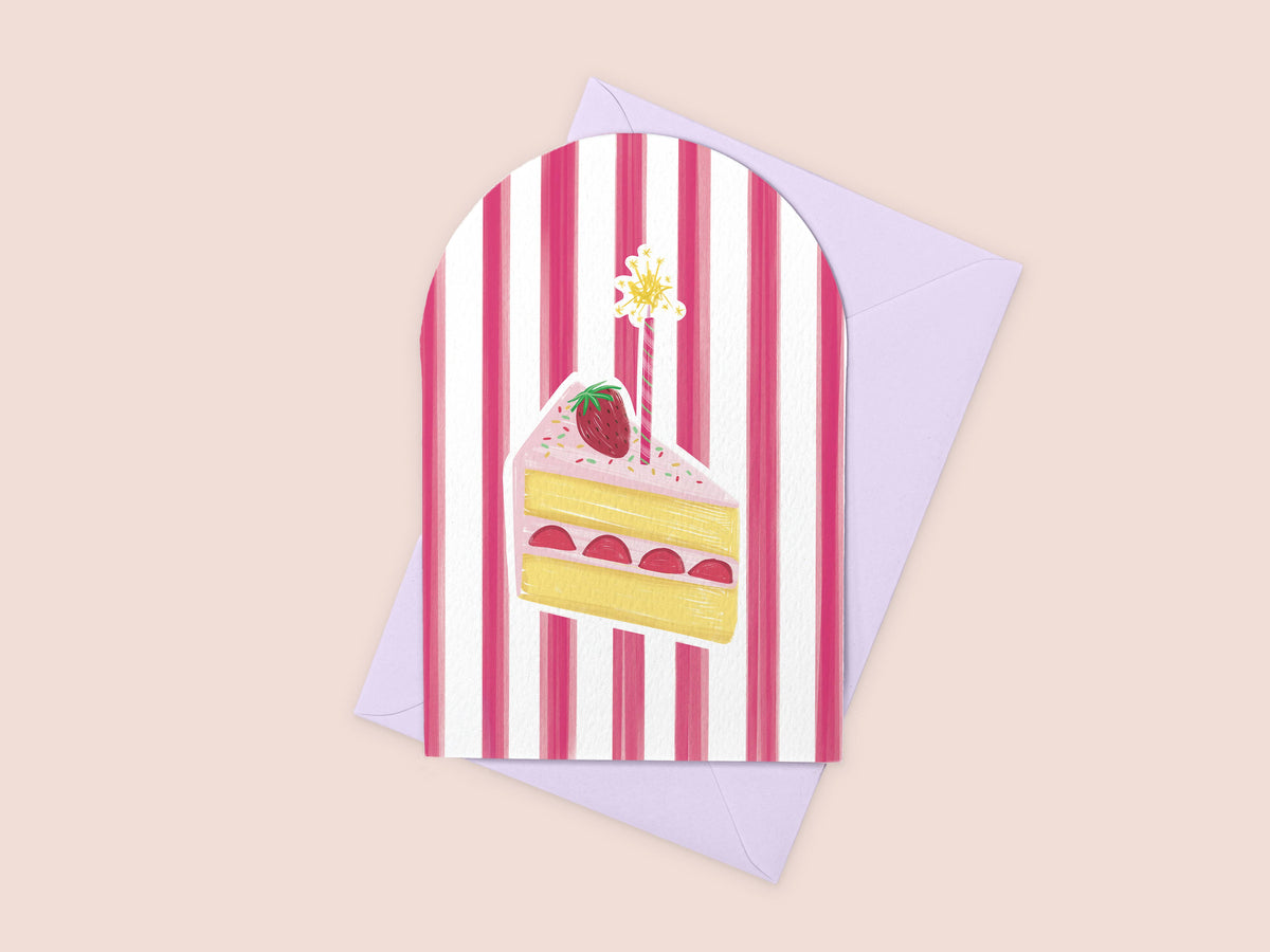 Birthday Cake Card | Fruity Sweet Cake Card