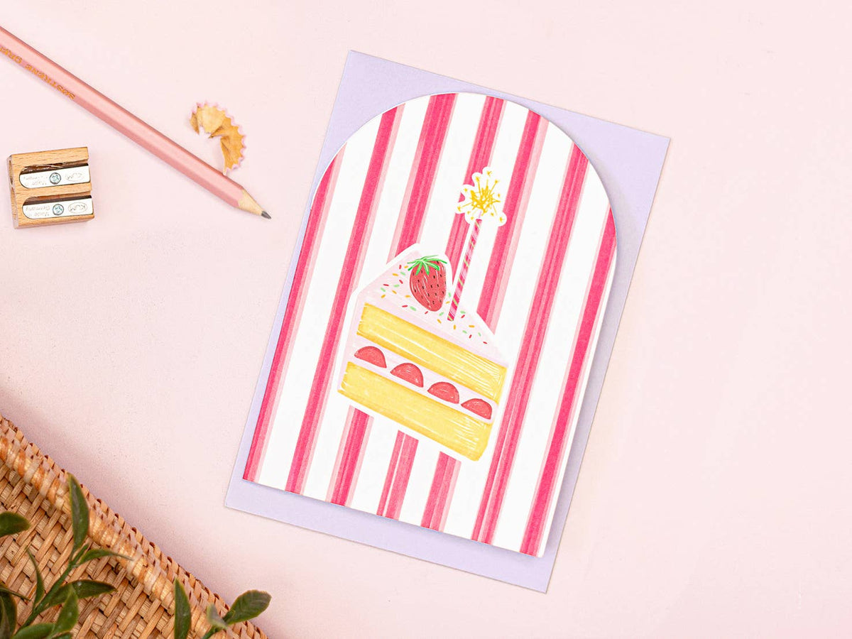 Birthday Cake Card | Fruity Sweet Cake Card