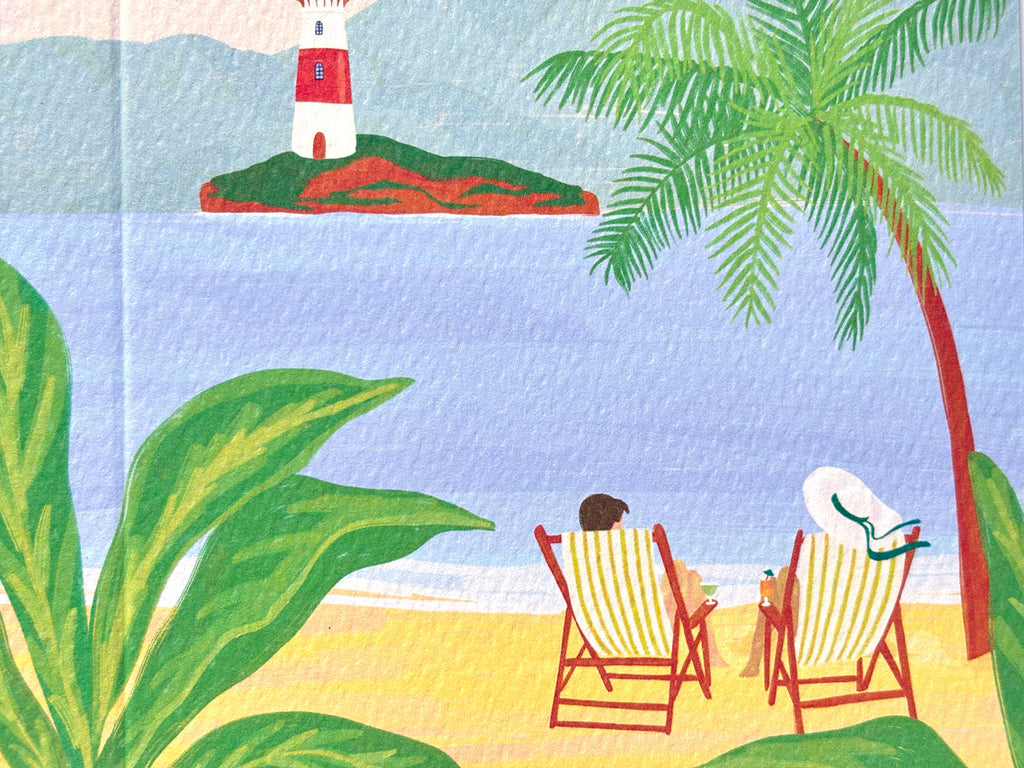 Anniversary Card | Tropical I Love You Card | Cute Heartfelt