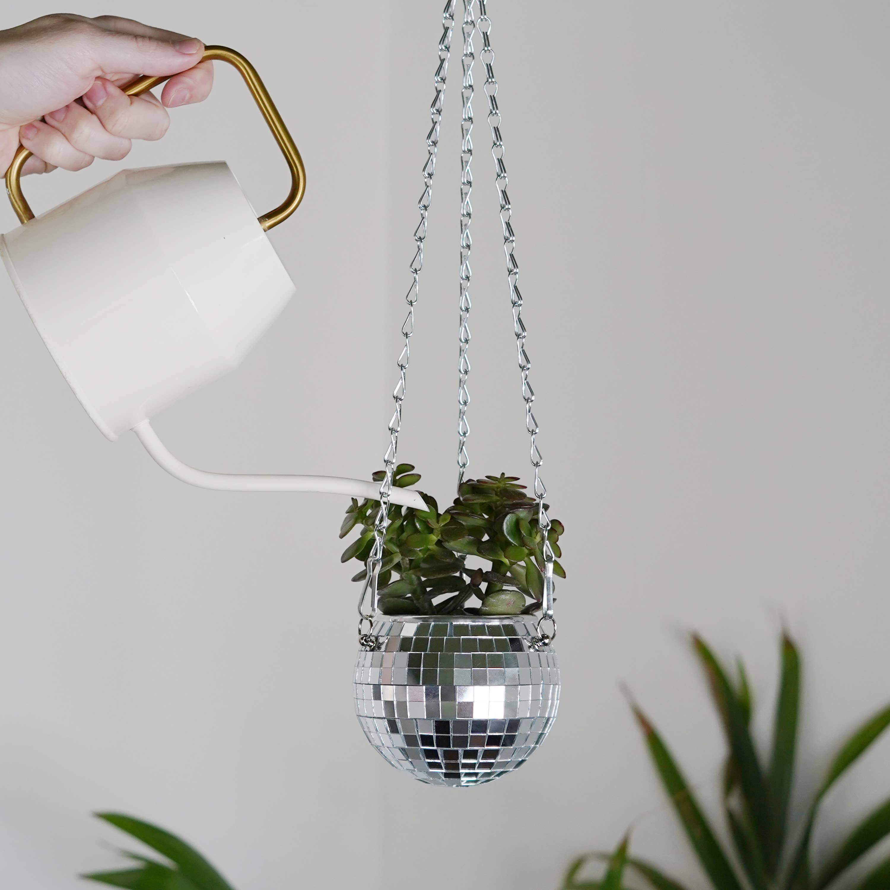 Disco Ball Hanging Planter 4-inch | Home & Lifestyle Gift